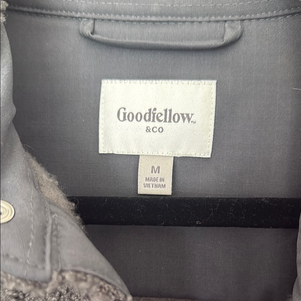Goodfellow & Co Men's Gray Sherpa Jacket - Picture 2 of 6